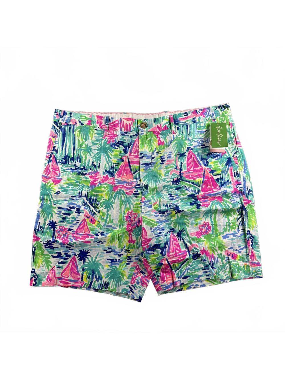 NWT Lilly Pulitzer Mens Beaumont Short Salt In The Air Size 40